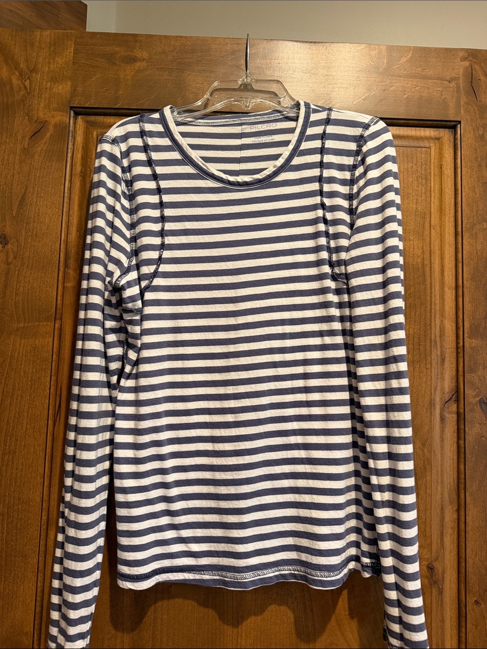 Pilcro long sleeve striped tee